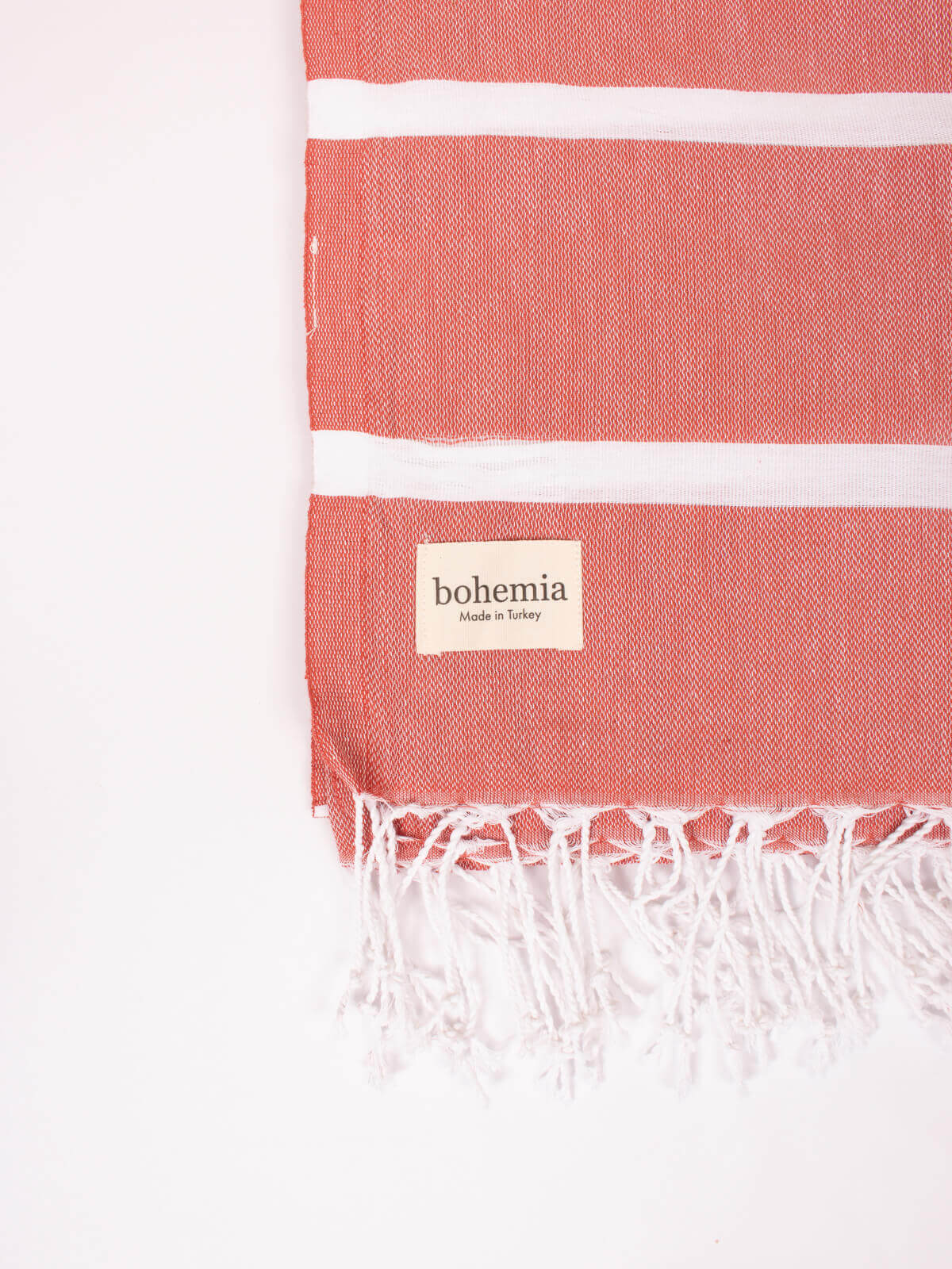 Premium Ibiza Summer Hammam Towel - Soft & Absorbent Turkish Cotton Beach Towel in Terracotta | Perfect for Poolside, Yoga & Boho Home Decor