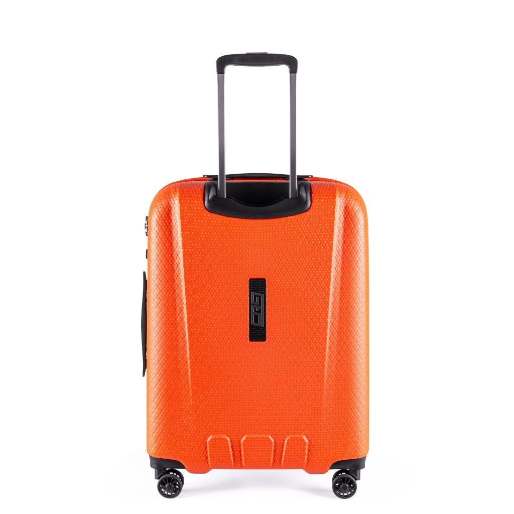 Epic GTO 5.0 65cm Medium Expandable Suitcase - Neon Orange | Lightweight Luggage for Travel, Business Trips & Vacations | Durable Spinner Carry-On with 360° Wheels