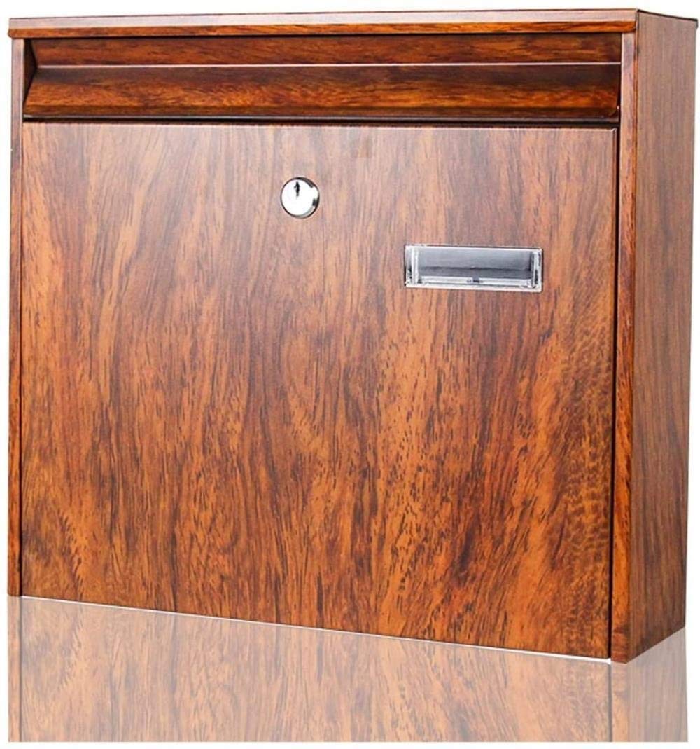 Waterproof Outdoor Wall Mounted Mailbox - Large Villa Letter Box with Anti-Rust Coating for Home, Garden & Patio (Perfect for Houses, Apartments & Office Buildings)