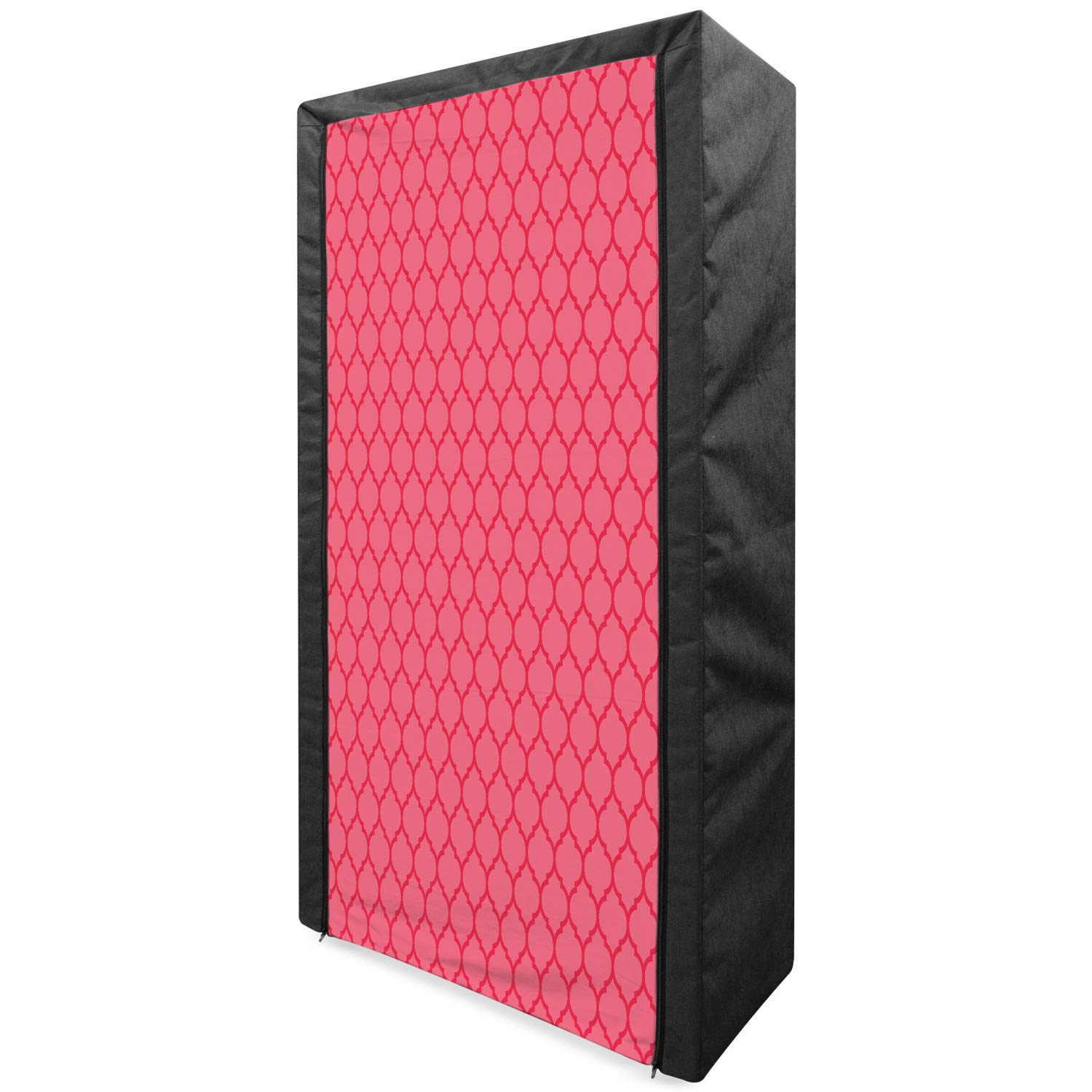 Ambesonne Portable Fabric Wardrobe with Shelves - 33.5