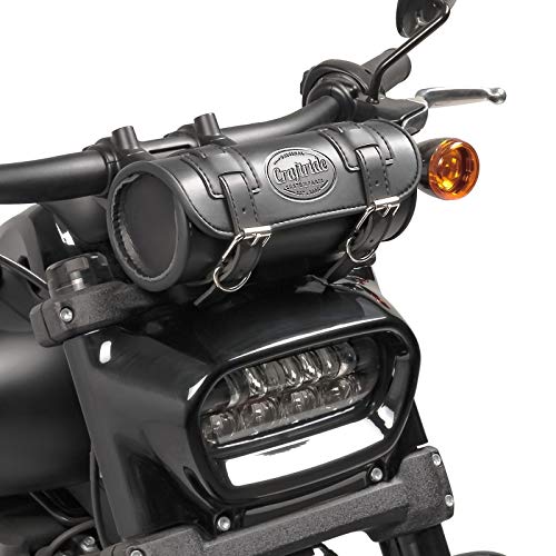 Ducati Scrambler Classic Black Tool Roll Bag - Heavy Duty Motorcycle Organizer for Tools & Accessories - Perfect for Road Trips, Garage Storage & Motorcycle Maintenance
