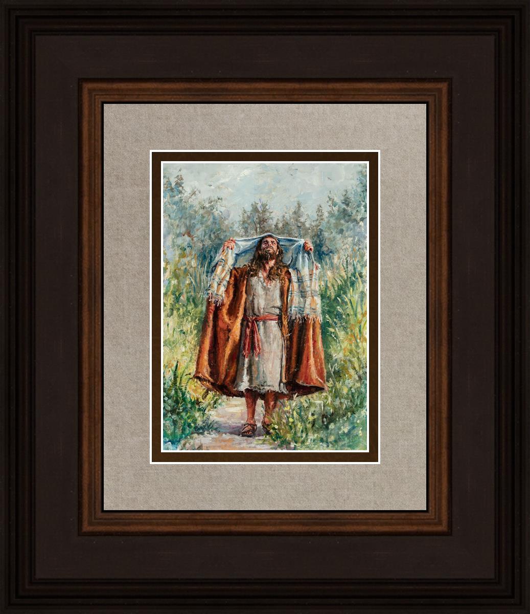 Jesus in the Wilderness - Religious Wall Art for Home & Church Decor - Inspirational Christian Gift for Prayer & Meditation Spaces