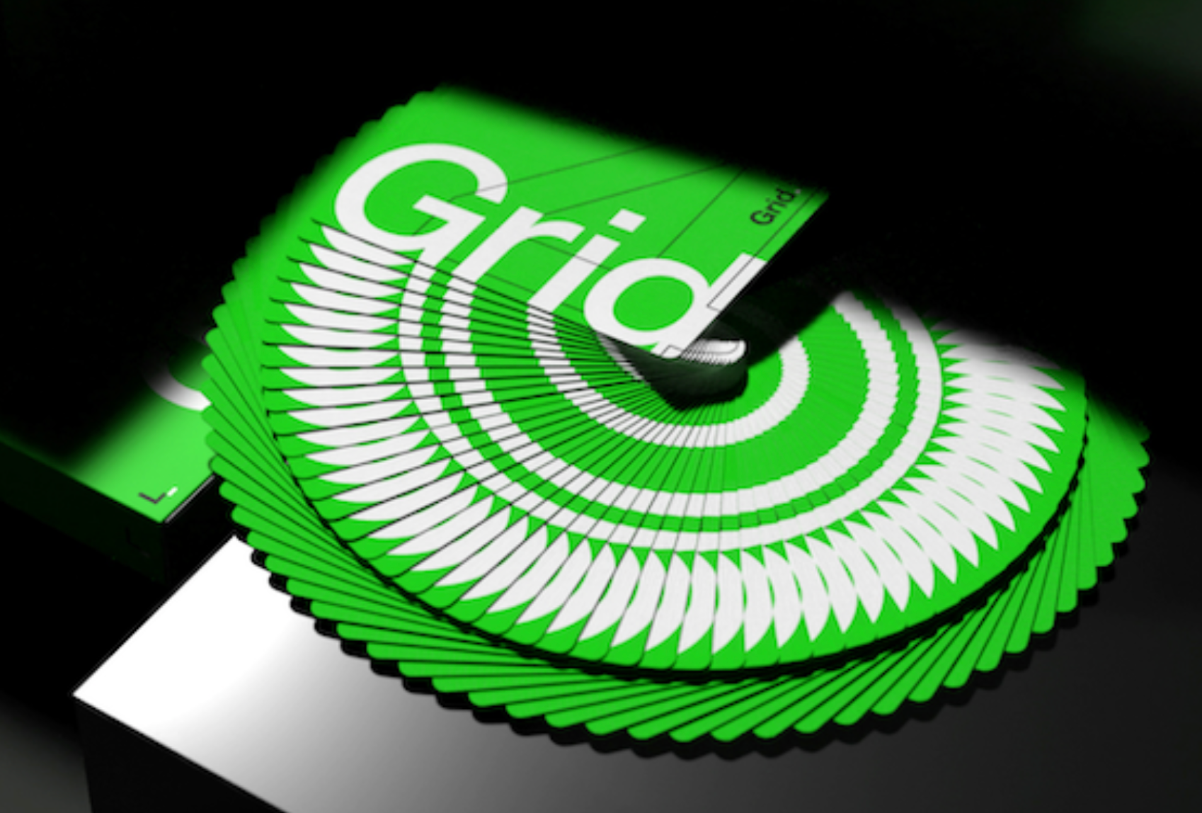 Grid Series Four Typographic Playing Cards - Unique Graphic Design Deck for Poker, Magic Tricks & Collectors | Perfect for Game Nights, Gifts & Cardistry