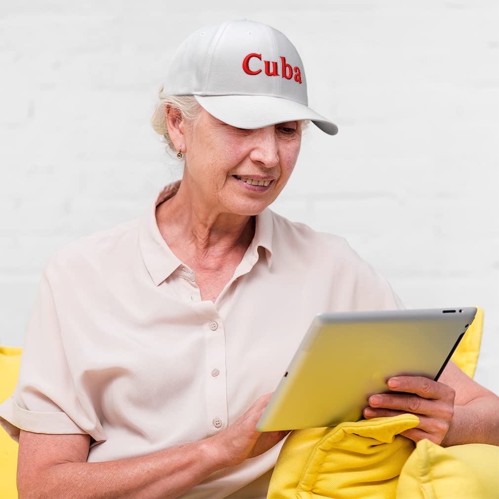 Cuba Love Acrylic Baseball Cap for Men & Women - Adjustable Dad Hat - Perfect for Outdoor Sports, Casual Wear & Fashion Accessories