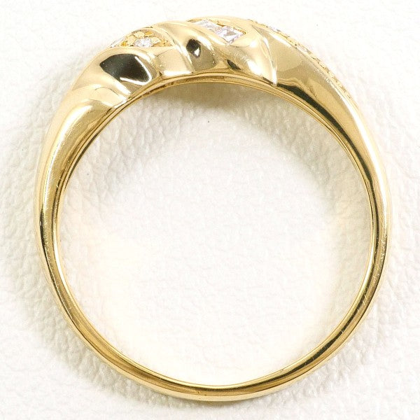 18K Yellow Gold Diamond Ring for Women - Elegant Wedding, Engagement & Anniversary Jewelry Gift