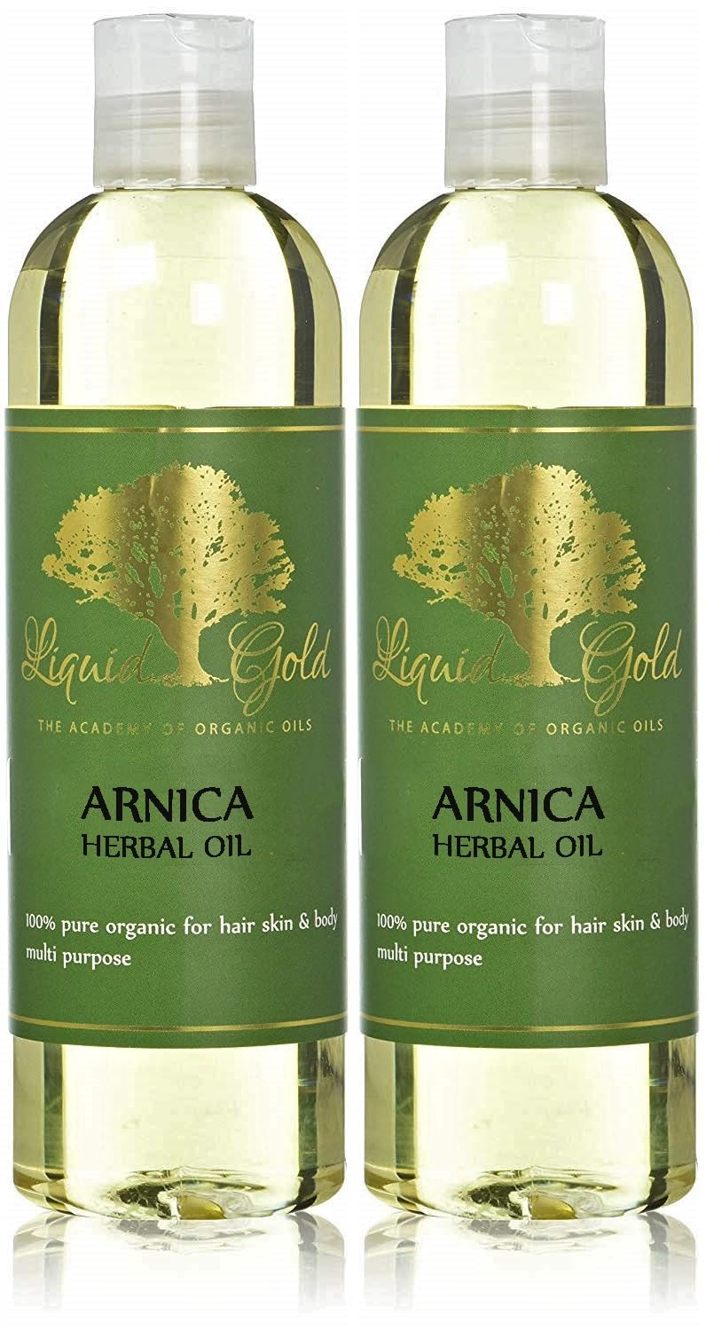 24 oz Premium Arnica Herbal Oil - 100% Pure Natural Organic Pain Relief & Muscle Recovery - Perfect for Massage, Bruises & Joint Pain Relief