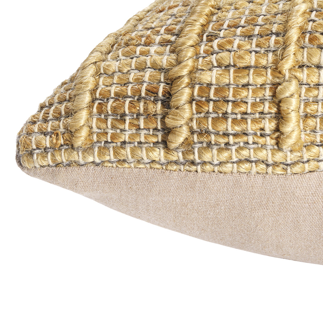 Organic Jute Pillow - Eco-Friendly & Breathable for Better Sleep - Perfect for Home, Bedroom, and Sustainable Living