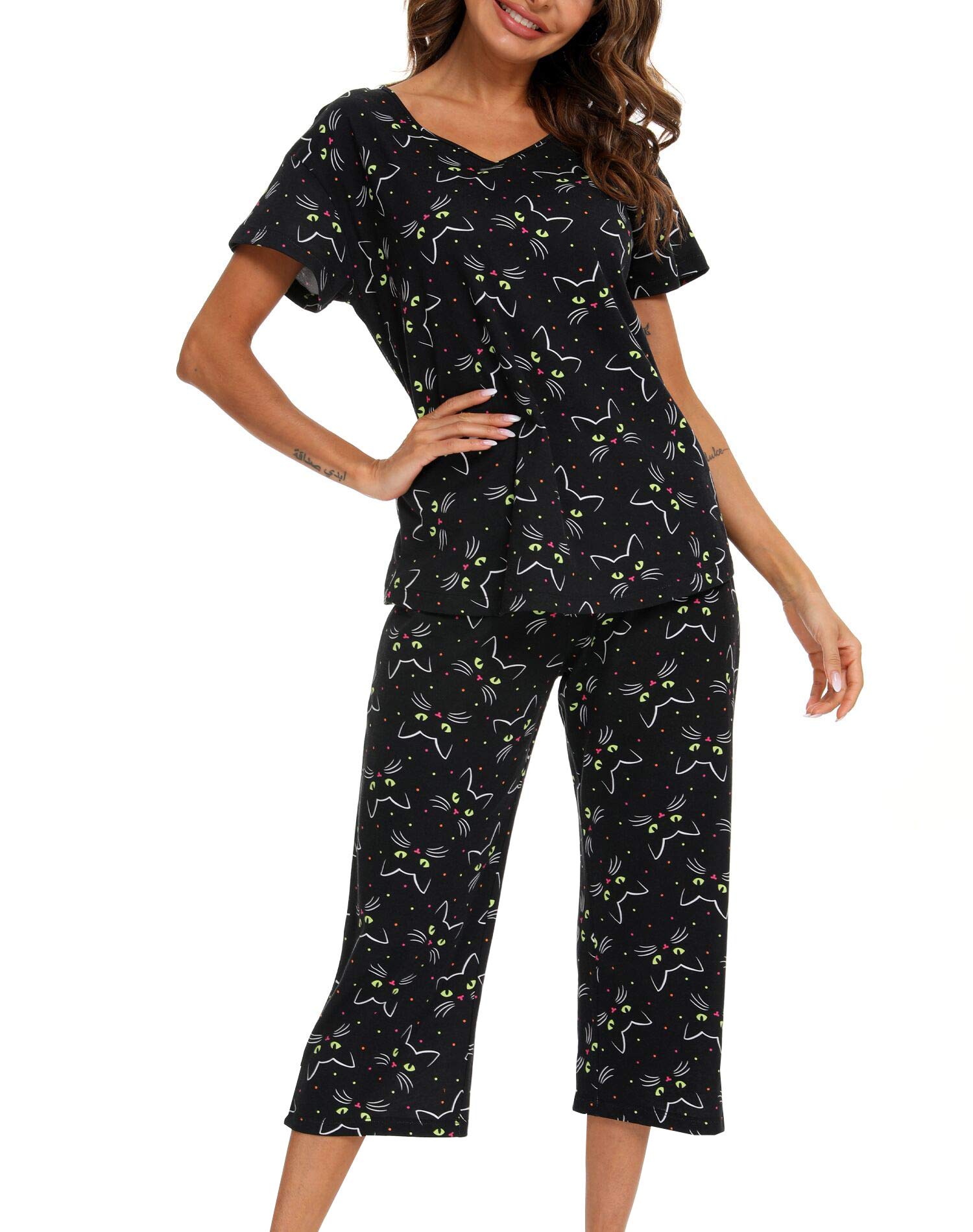 Women's Cotton Pajama Set - Summer Sleepwear for Comfort & Style