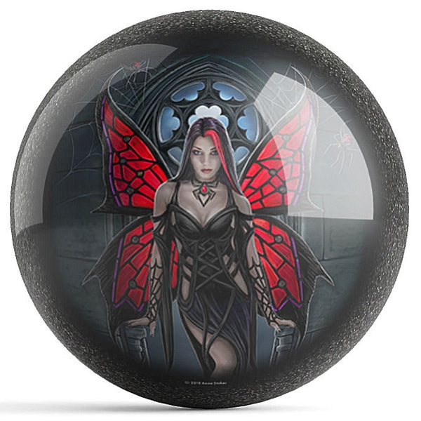 OnTheBallBowling Anne Stokes Aracnafaria Bowling Ball - Professional Performance for League Play & Tournament Use