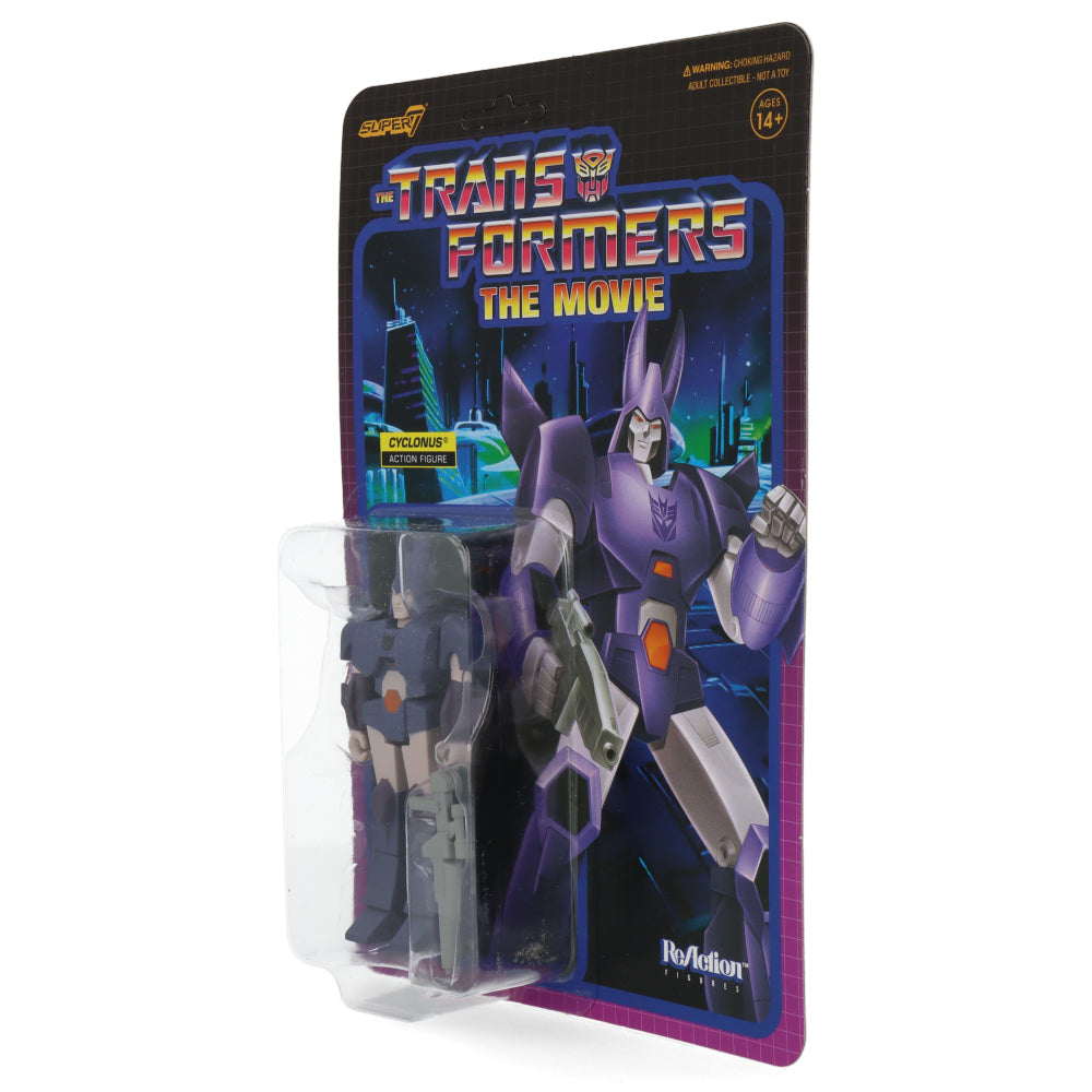 Cyclonus Transformers Wave 6 ReAction Figure - Collectible Action Figure for Fans & Display - Perfect for Toy Collections & Nostalgic Gift Giving