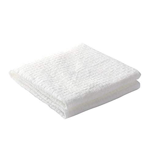 RAYLINEDO Compressed Non-Woven Towels - 8 Pack Portable Travel Towels for Sports, Gym, Beauty Salon & Home Use | Quick-Dry, Reusable & Compact Coin-Sized Wipes (White) - Perfect for Camping, Hiking, Makeup Removal & Emergency Cleaning