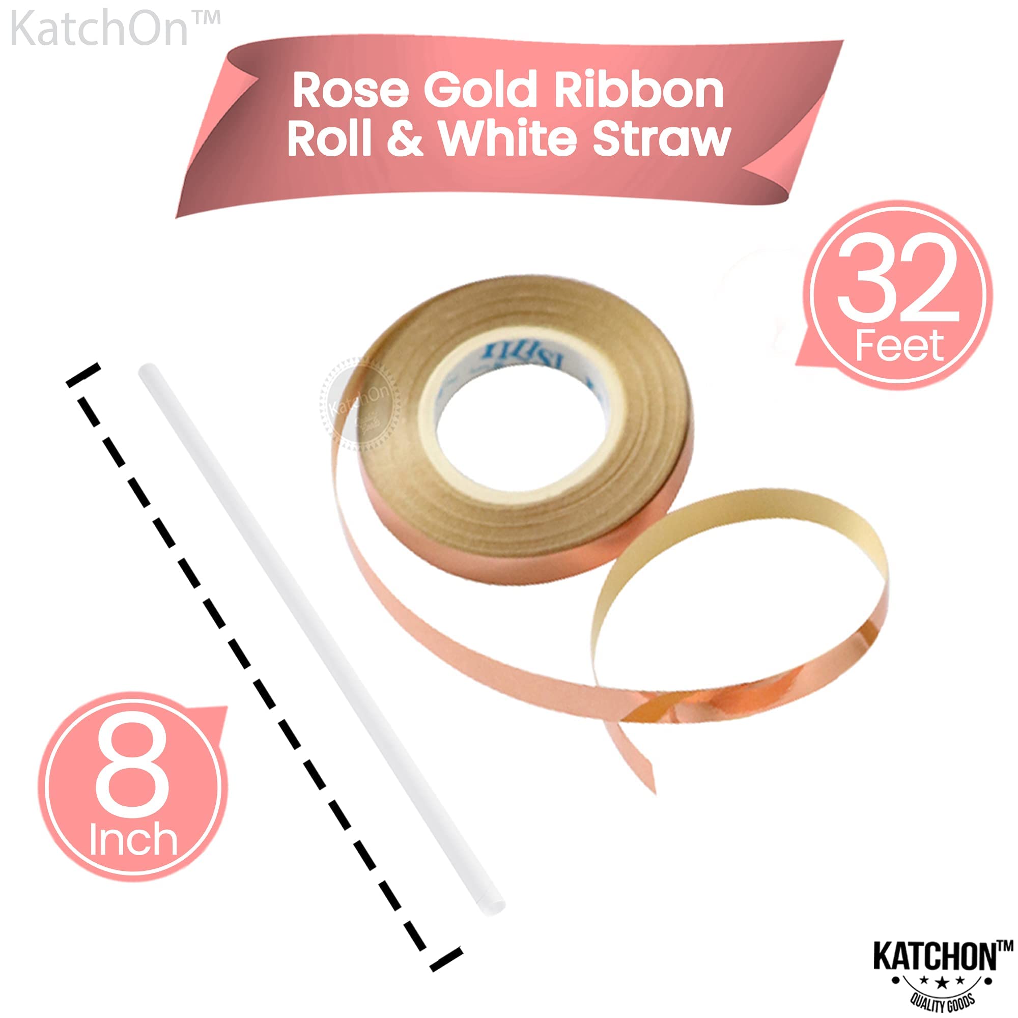 Rose Gold Chain Link Balloons - Pack of 30 | 90s Party Decorations, Hip Hop Party Supplies, Bachelorette Party Decor | Perfect for Birthday, Bridal Shower & Themed Events