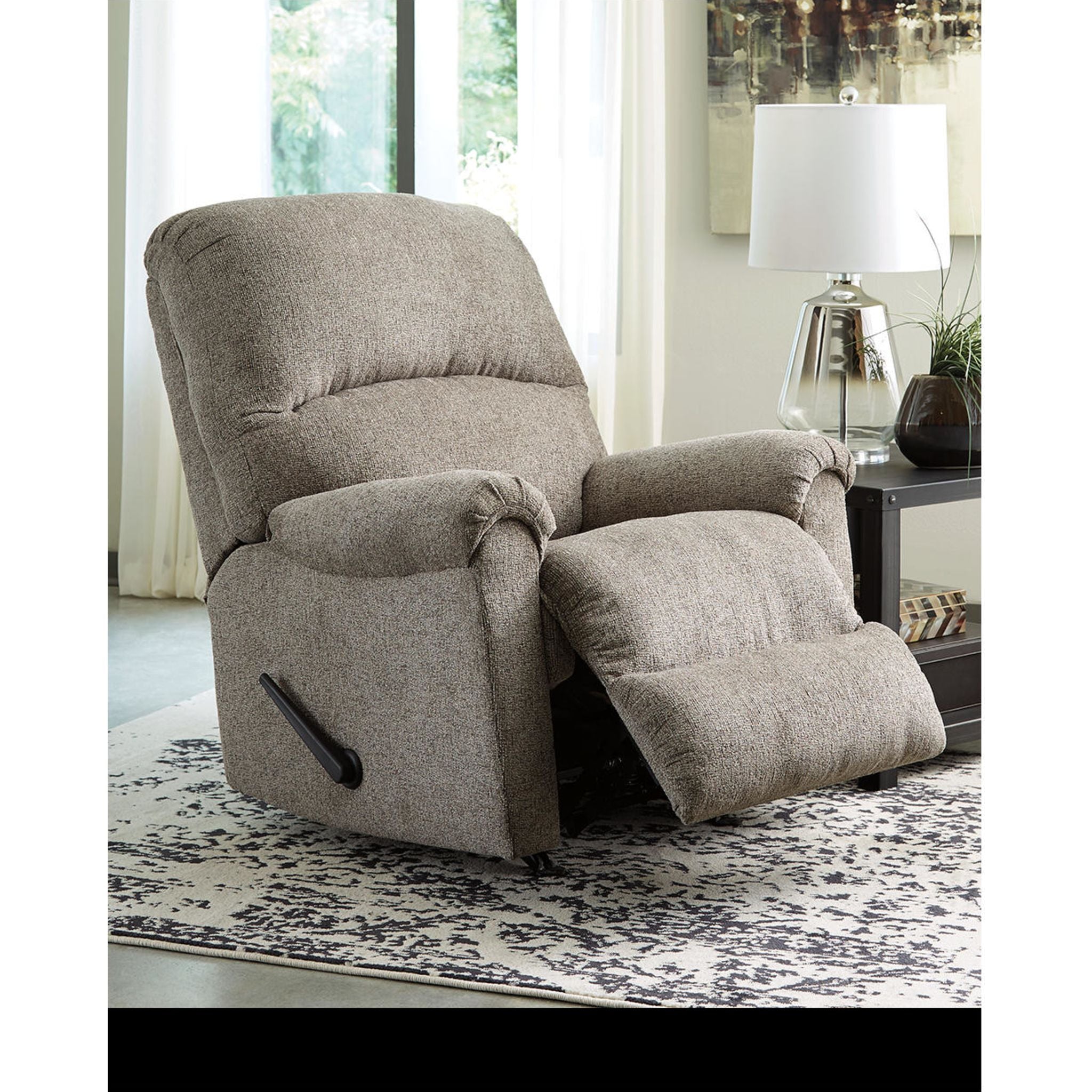 Ballinasloe Rocker Recliner Chair - Comfortable Rocking Recliner with Padded Seat & Back Support - Perfect for Living Room, Nursery, or Bedroom Relaxation