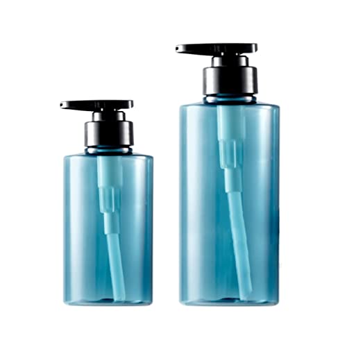 Blue 300ml Liquid Soap Dispenser Bottle Set - Hand Sanitizer, Shampoo & Body Wash Container for Bathroom, Kitchen & Travel | Portable Shower Gel & Lotion Dispenser for Home, Office & Outdoor Use
