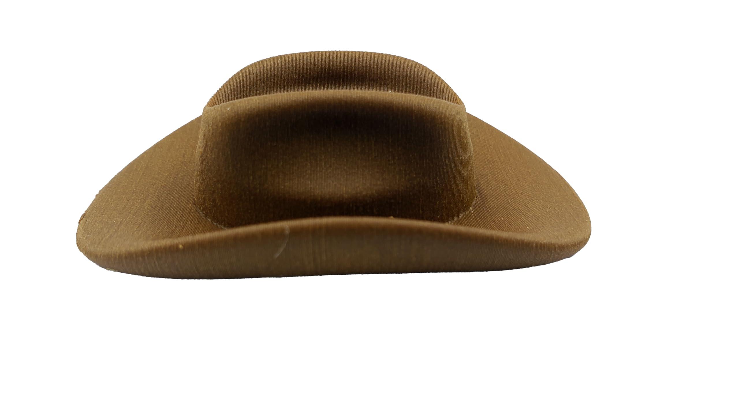 Wood Black Cowboy Hat Attachment for Gaming & Streaming Headsets - Perfect for Cosplay, Live Streaming Props & Gamer Gifts (Size S) - Ideal for Twitch Streamers, YouTube Content Creators & Western-Themed Events