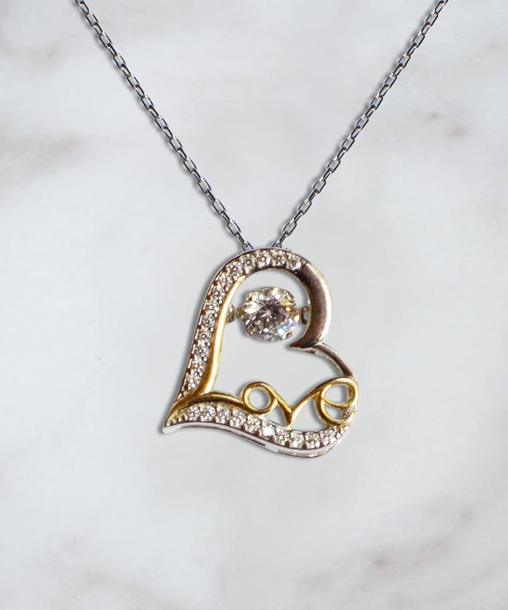 Zapbest Sterling Silver Birthday Necklace for Daughter - Elegant Graduation Gift from Mom, Dancing Ballerina Pendant Jewelry - Perfect for Birthdays, Graduation Ceremonies & Special Occasions