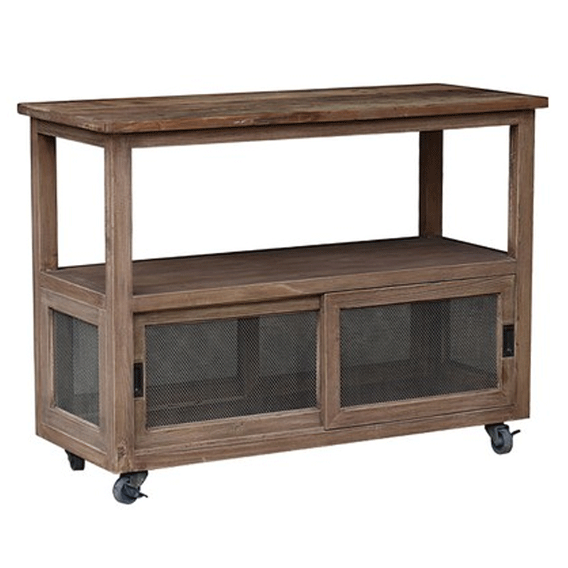 Hudson Console Table - Mid Century Modern Wooden Entryway Sofa Table with Storage Shelf | Perfect for Living Room, Hallway & Entryway Décor