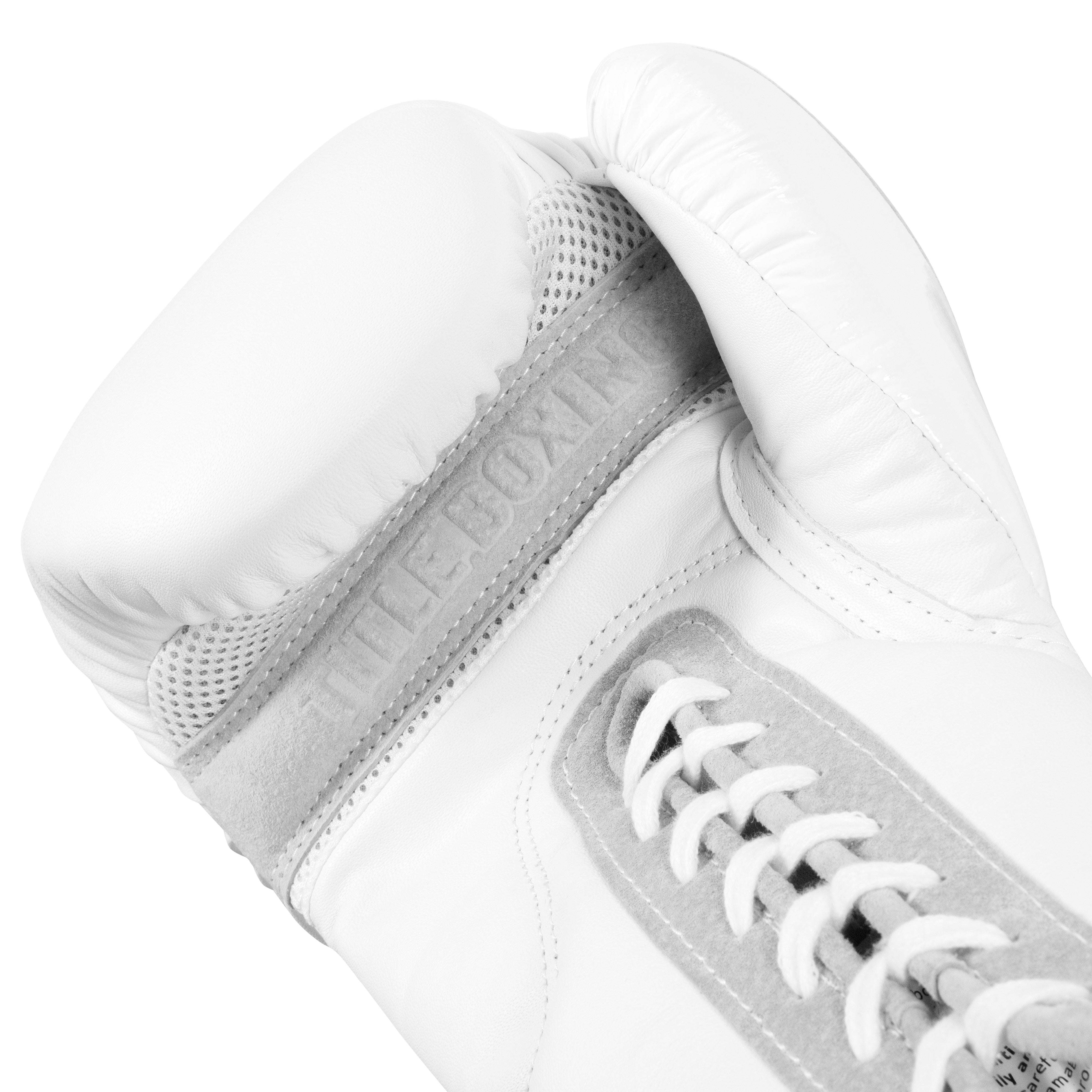 Premium White Boxing Lace Sparring Gloves 2.0 - Professional Training Gloves for Boxing, MMA & Kickboxing - Perfect for Gym Workouts, Sparring Sessions & Martial Arts Training