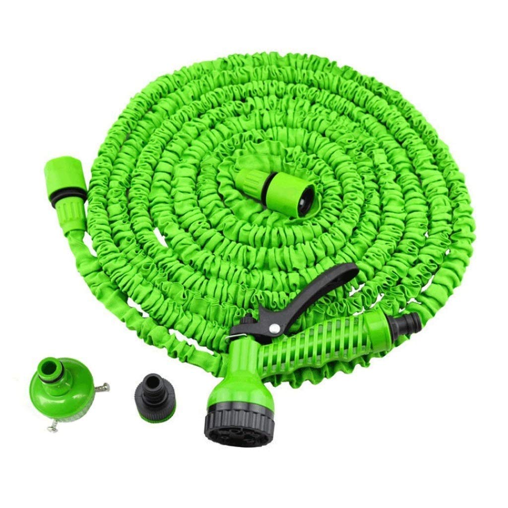 **Expandable Garden Hose with Double Latex Core - Leakproof, Durable Water Pipe for Car Washing, Watering Plants & Outdoor Cleaning - Includes Multi-Function Nozzle & Storage Bag**    *(Perfect for Gardening, Car Washing, Pet Cleaning, and Outdoor Watering Tasks)*