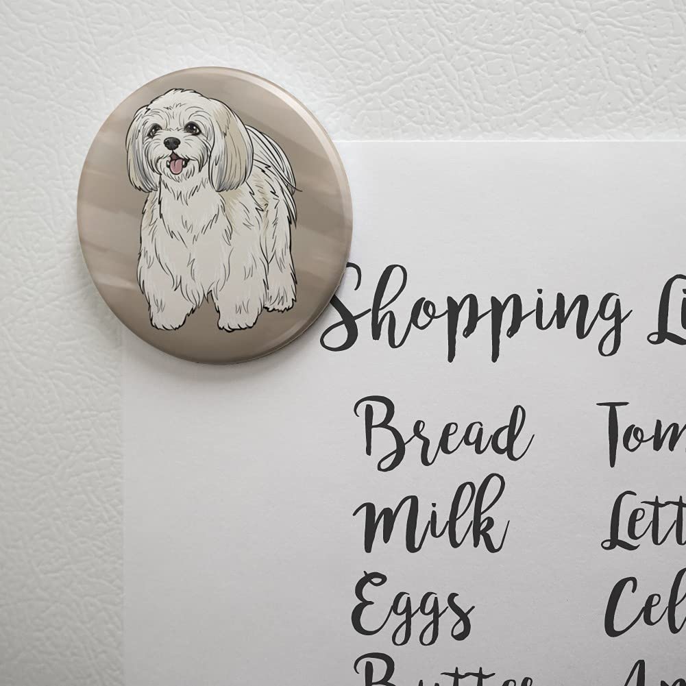 Shih Tzu Dog Refrigerator Magnet - Cute Kitchen Decor for Pet Lovers - Perfect for Fridge, Office & Home Organization