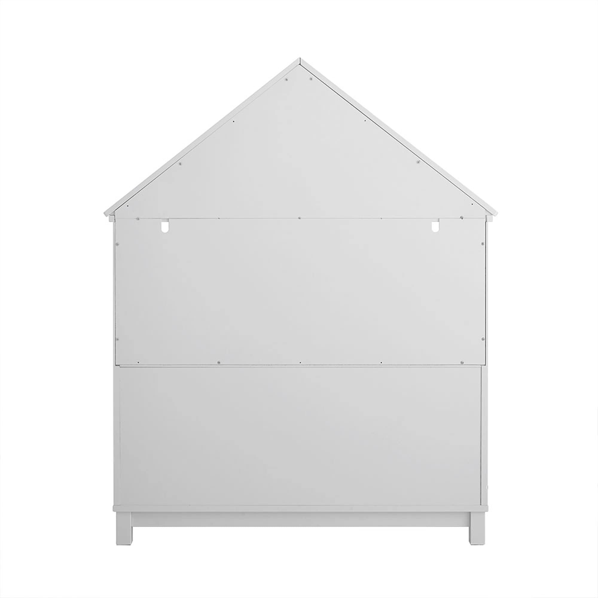 Jack & Jill Kids Home Bookcase - White Wooden Bookshelf for Children's Room, Nursery, Playroom - Perfect for Organizing Books, Toys, and Decor