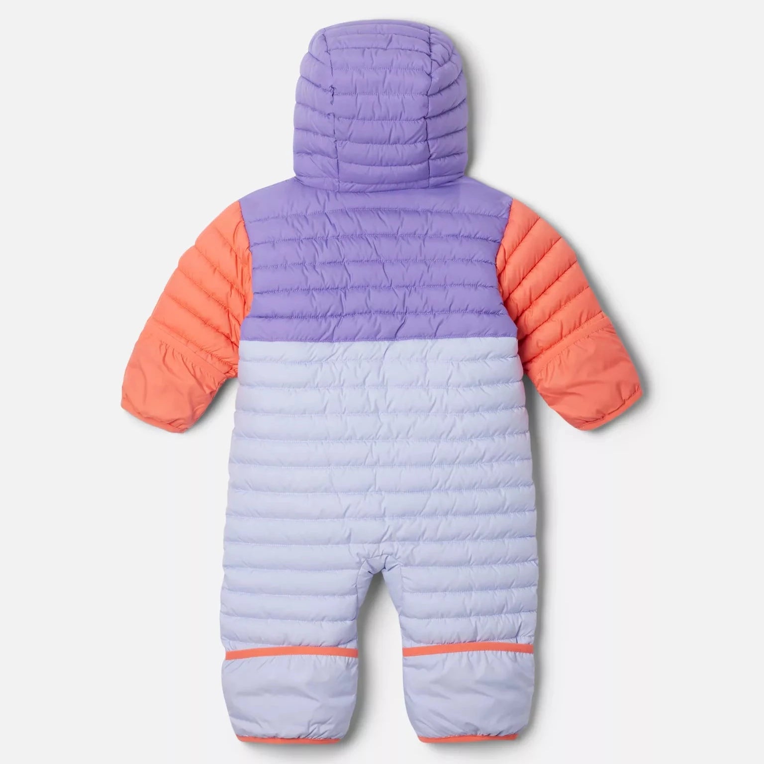 Columbia Snowdrift/Paisley Purple/Coral Powder Lite II Reversible Baby Bunting - Warm & Cozy Infant Winter Wear for Outdoor Adventures & Stroller Walks