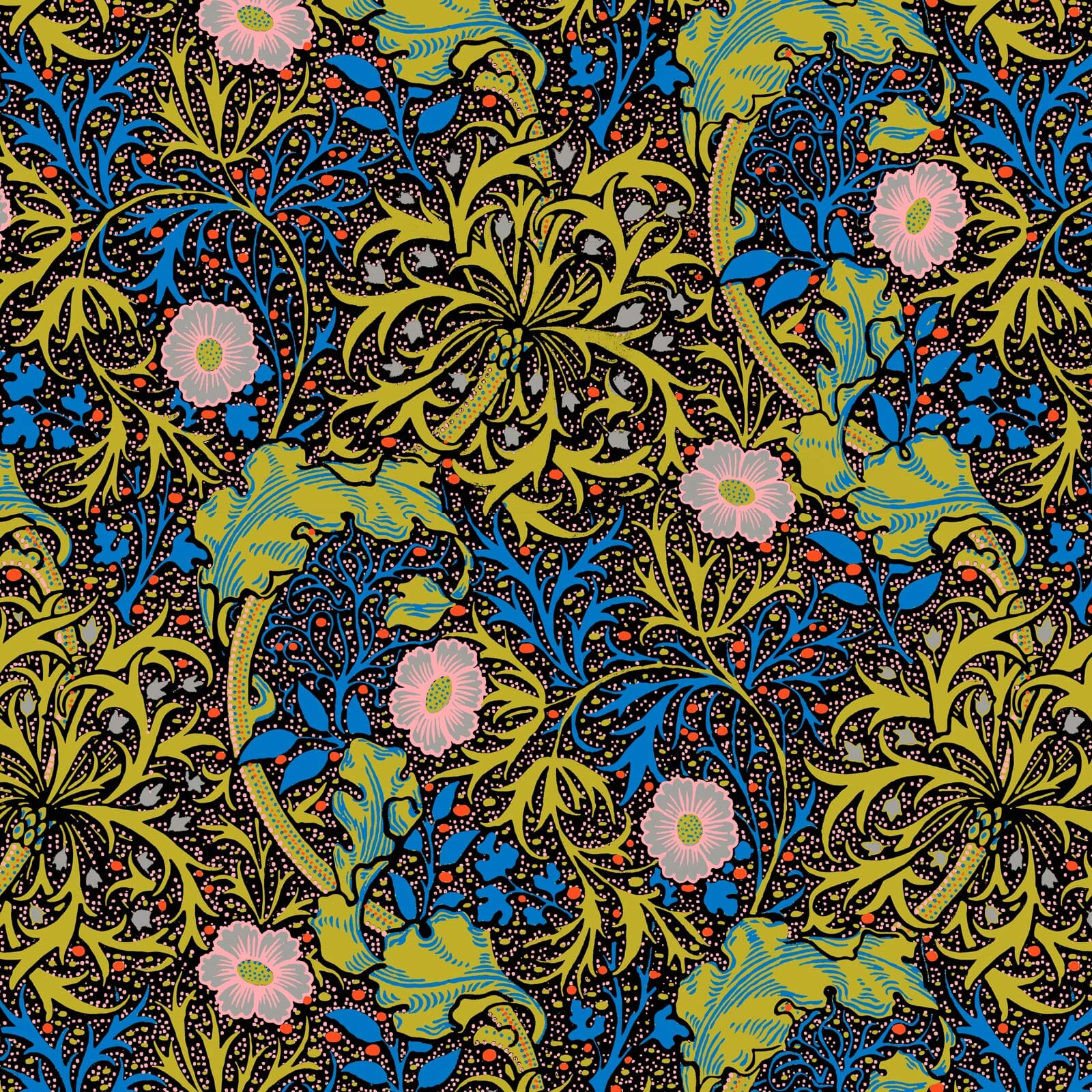 Premium SEAWEED Wallpaper - Lime Green Sample | Eco-Friendly & Peel-and-Stick | Perfect for Bedroom, Living Room & Home Decor