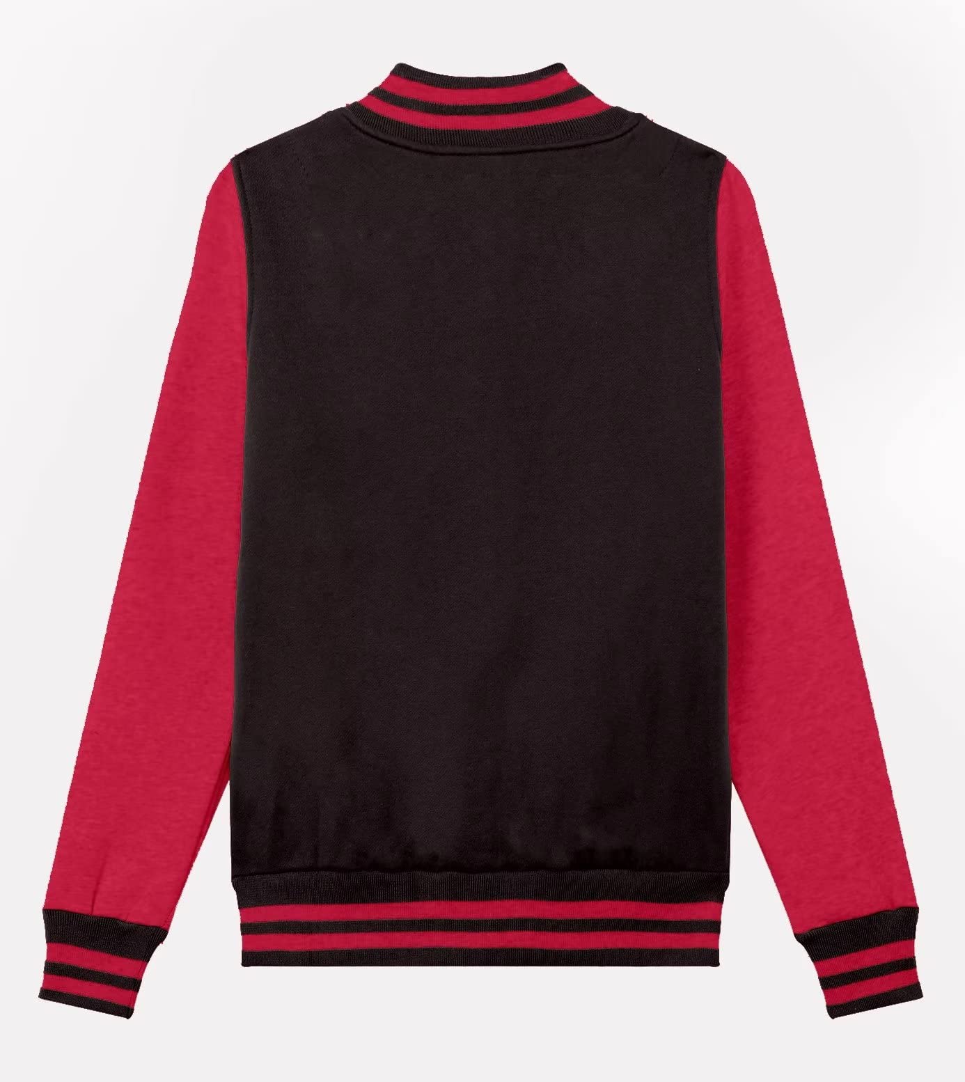 Babyhealthy Women's & Men's Varsity Baseball Jacket - Casual Letterman Bomber Windbreaker Lightweight Coat for Sports, School & Outdoor Activities