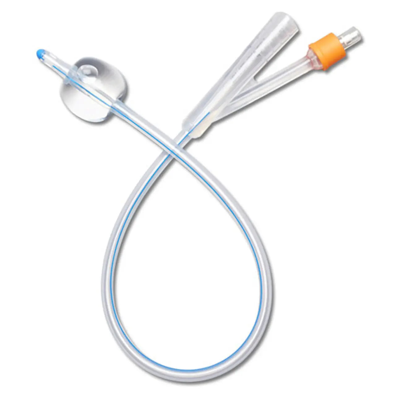 Medline Select Silicone Foley Catheter 2-Way - Premium Urinary Catheter for Hospital & Home Care - Ideal for Post-Surgery & Long-Term Catheterization
