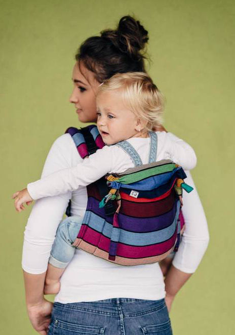 LennyLamb Buckle Onbuhimo Baby Carrier - Ergonomic Backpack for Toddlers & Infants - Hands-Free Parenting Solution for Hiking, Travel & Daily Use