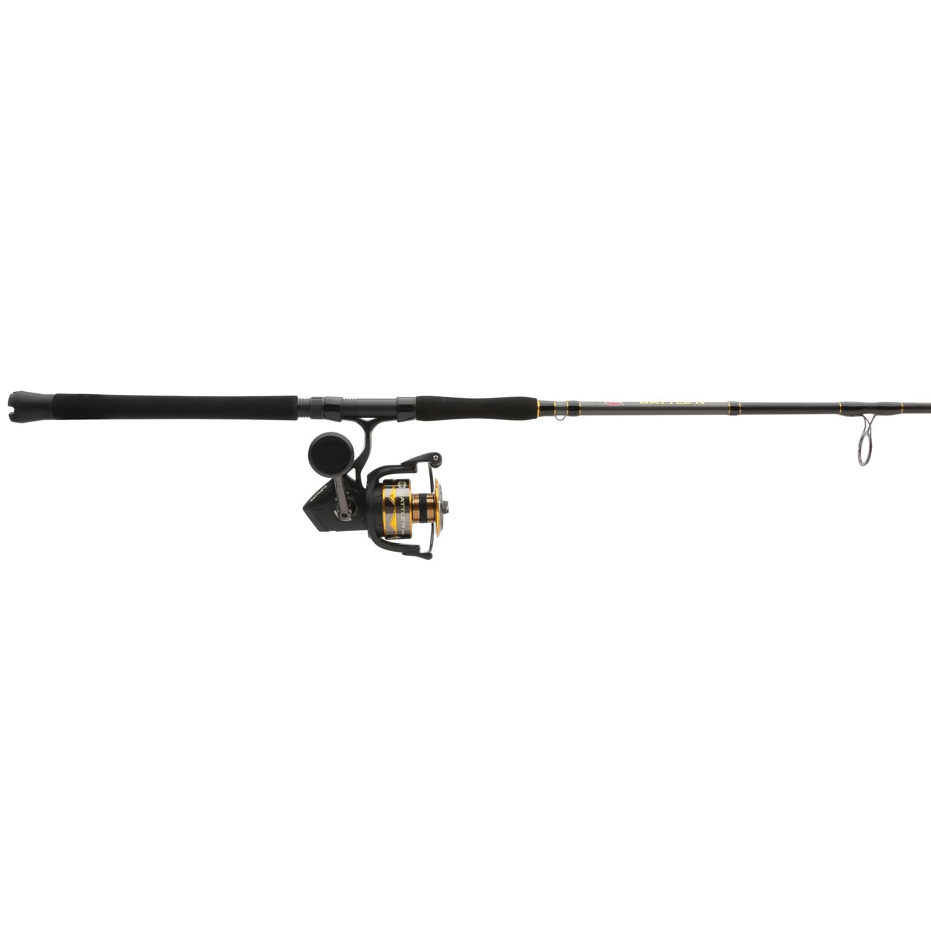 Battle IV Spinning Rod and Reel Combo - Premium Fishing Gear for Freshwater & Saltwater Anglers - Perfect for Bass, Trout, and Walleye Fishing