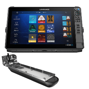 Lowrance HDS Pro 16 Fish Finder with Onboard Map Discover & Active Imaging HD - Professional Marine GPS Chartplotter for Offshore Fishing and Boat Navigation