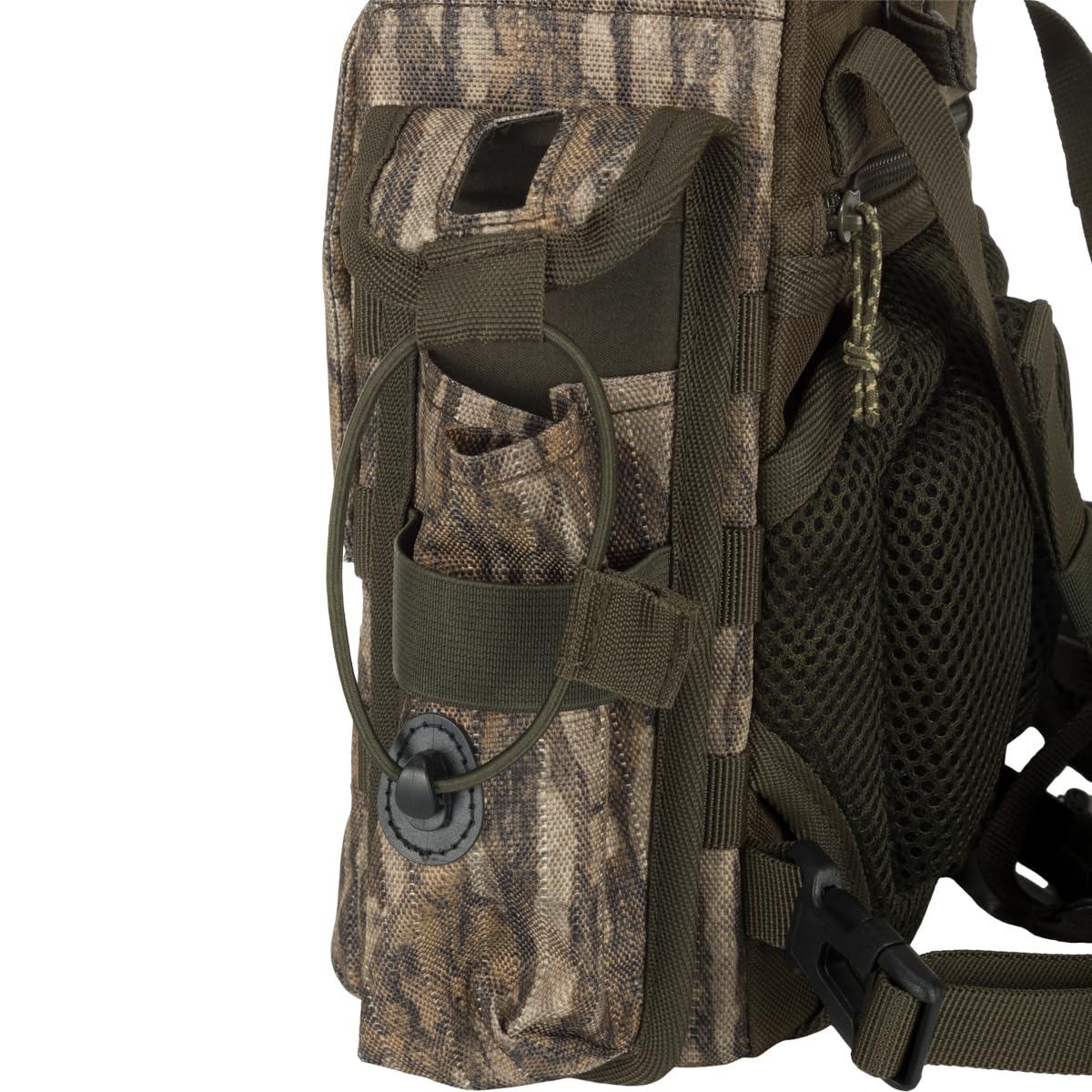 Drake Waterfowl Ol' Tom Turkey Camo Chest Pack Bino Harness - Mossy Oak Bottomland Camouflage for Hunting Gear - Perfect for Turkey Hunting, Bird Watching & Outdoor Adventures