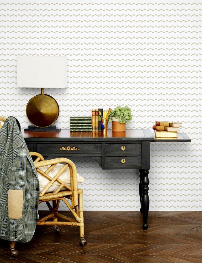 Kezmoh Zag Wallpaper by Wallshoppe - Premium Self-Adhesive Safari Print Wallpaper for Living Room, Bedroom & Nursery Decor
