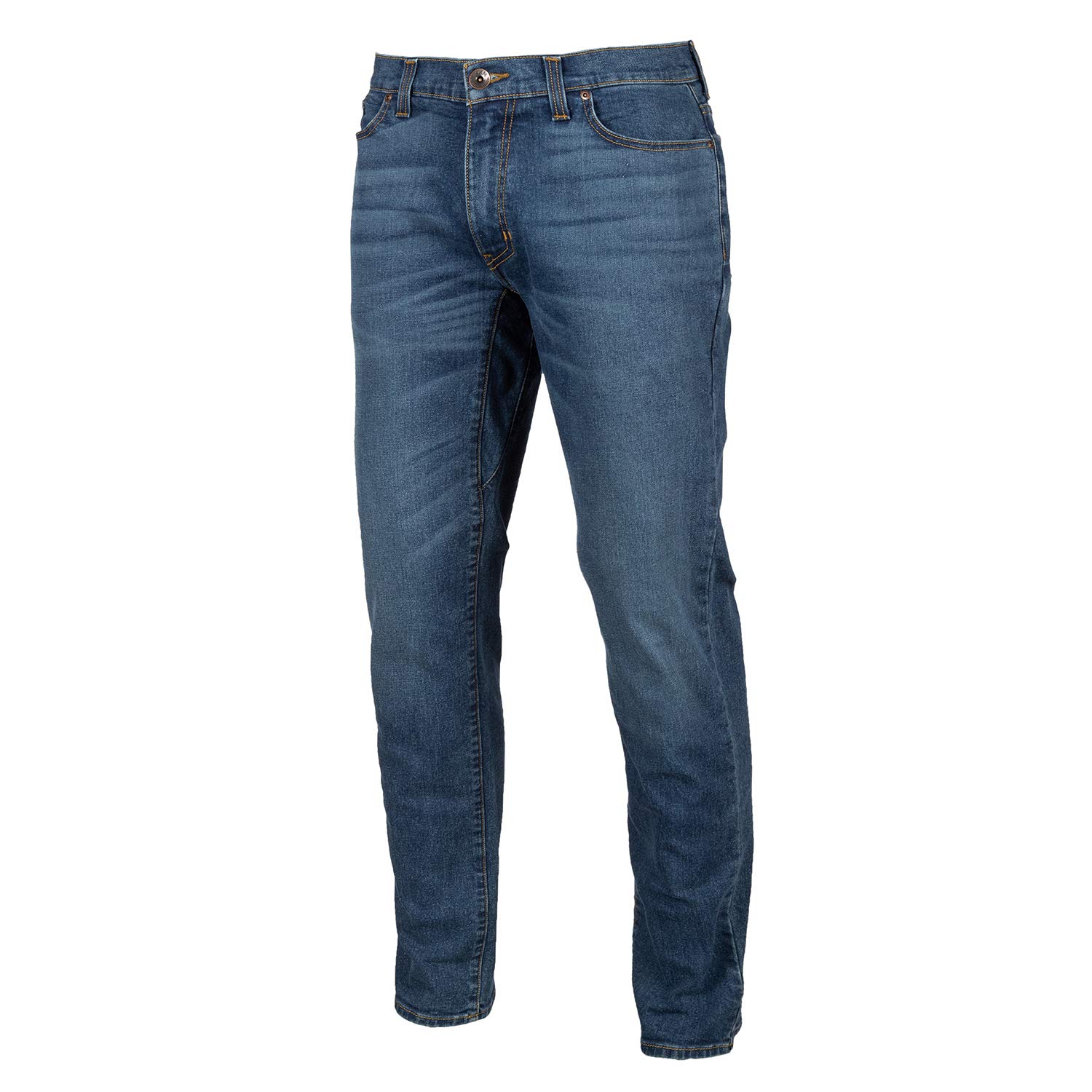 KLIM Men's K Forty 3 Tapered Stretch Motorcycle Jeans - Abrasion & Cut Resistant Denim Pants for Riding Comfort & Safety - Perfect for Street Biking, Commuting & Long-Distance Tours