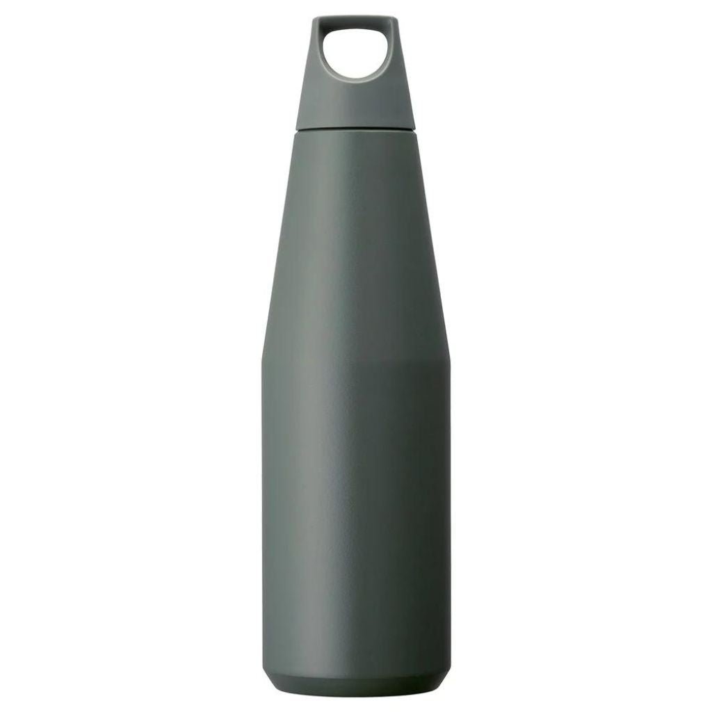 Kinto Trail Tumbler 38oz Insulated Water Bottle - Leakproof, BPA-Free Stainless Steel Travel Mug for Coffee & Tea - Ash Green - Perfect for Hiking, Camping & Office Use