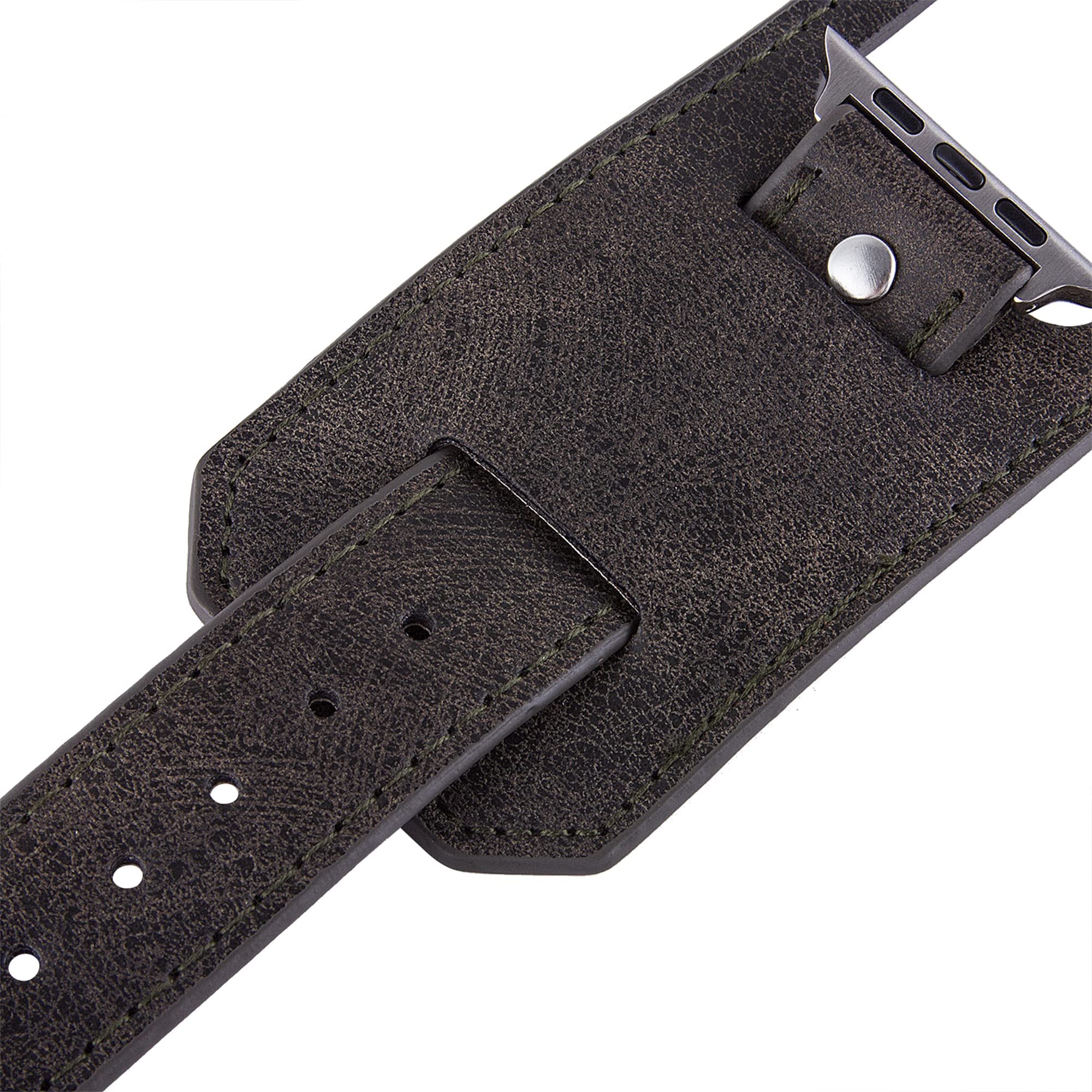 Premium Leather Apple Watch Band Compatible with Ultra/Series 8/7/6/5/4/3/2/SE (38mm-49mm) - Luxury Boho Western Strap for Men & Women - Perfect for Workouts, Outdoor Adventures & Daily Wear