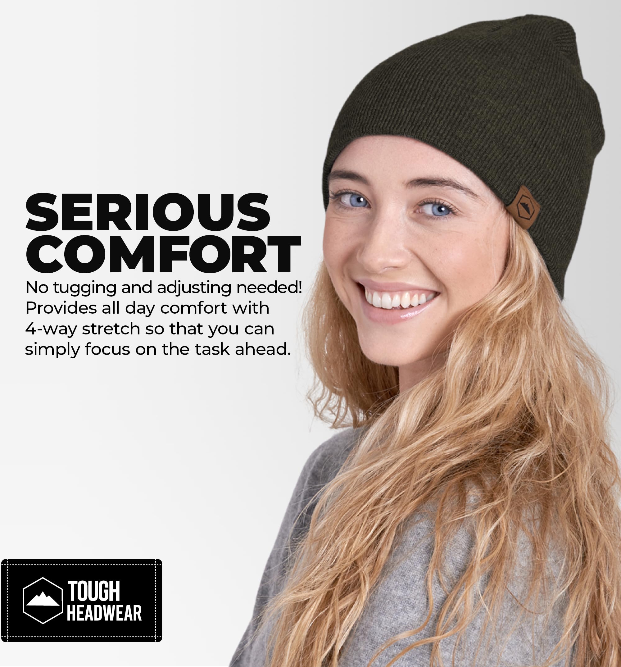Warm Knit Beanie for Men & Women - Winter Hat for Cold Weather - Soft & Durable Knitted Cap - Perfect for Outdoor Activities, Skiing, and Daily Wear