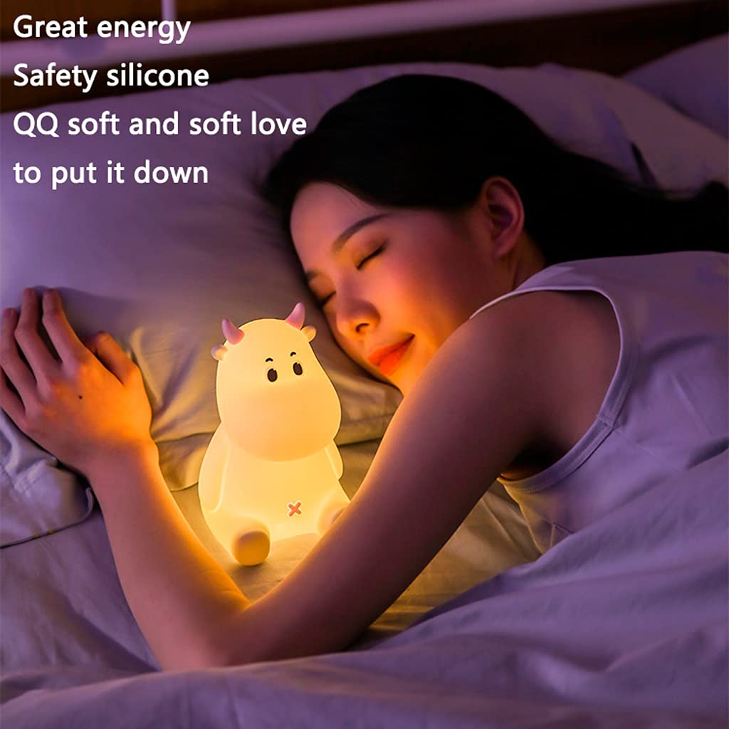LED Night Light - Cute Animal USB Charging Color Changing Mood Lamp for Bedroom, Nursery, Living Room | Energy Efficient Bedside Nightlight (Blue, Multicolor) - Perfect for Kids' Rooms, Hallways & Safe Nighttime Navigation