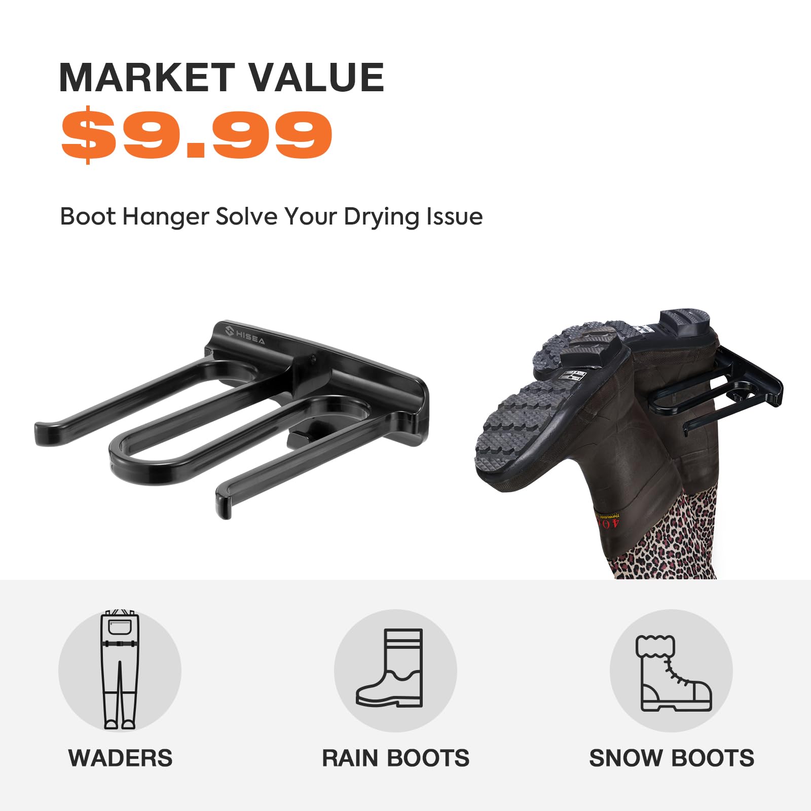 HISEA Women's Neoprene Chest Waders with Boots - Waterproof Duck Hunting & Fishing Waders for Women (Leopard Print) - Perfect for Outdoor Adventures, Marsh Hunting, and Stream Fishing