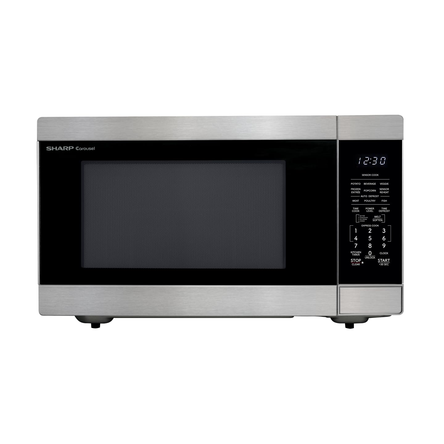 SHARP SMC2266KS 2.2 CuFt Stainless Steel Countertop Microwave Oven with 16.5