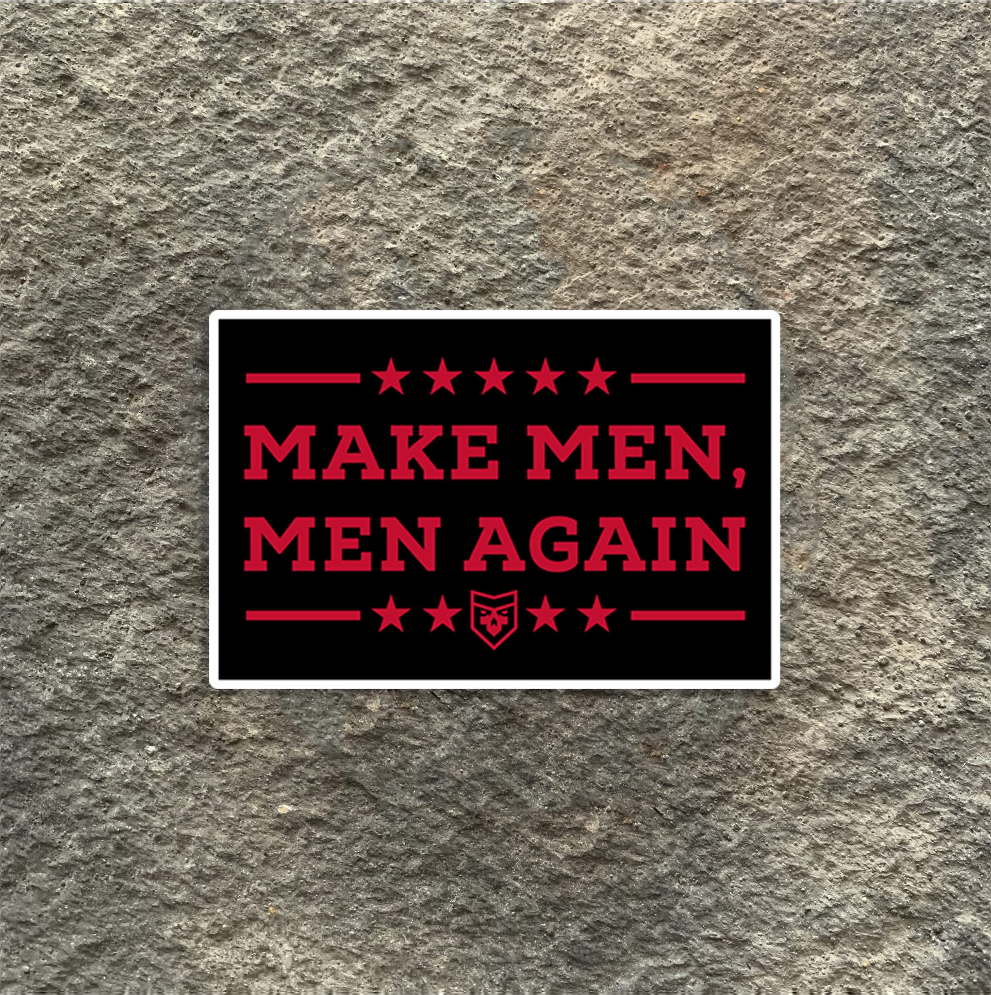 Men's Motivational Vinyl Decal Sticker - Black - Perfect for Cars, Laptops, Water Bottles & Gym Equipment