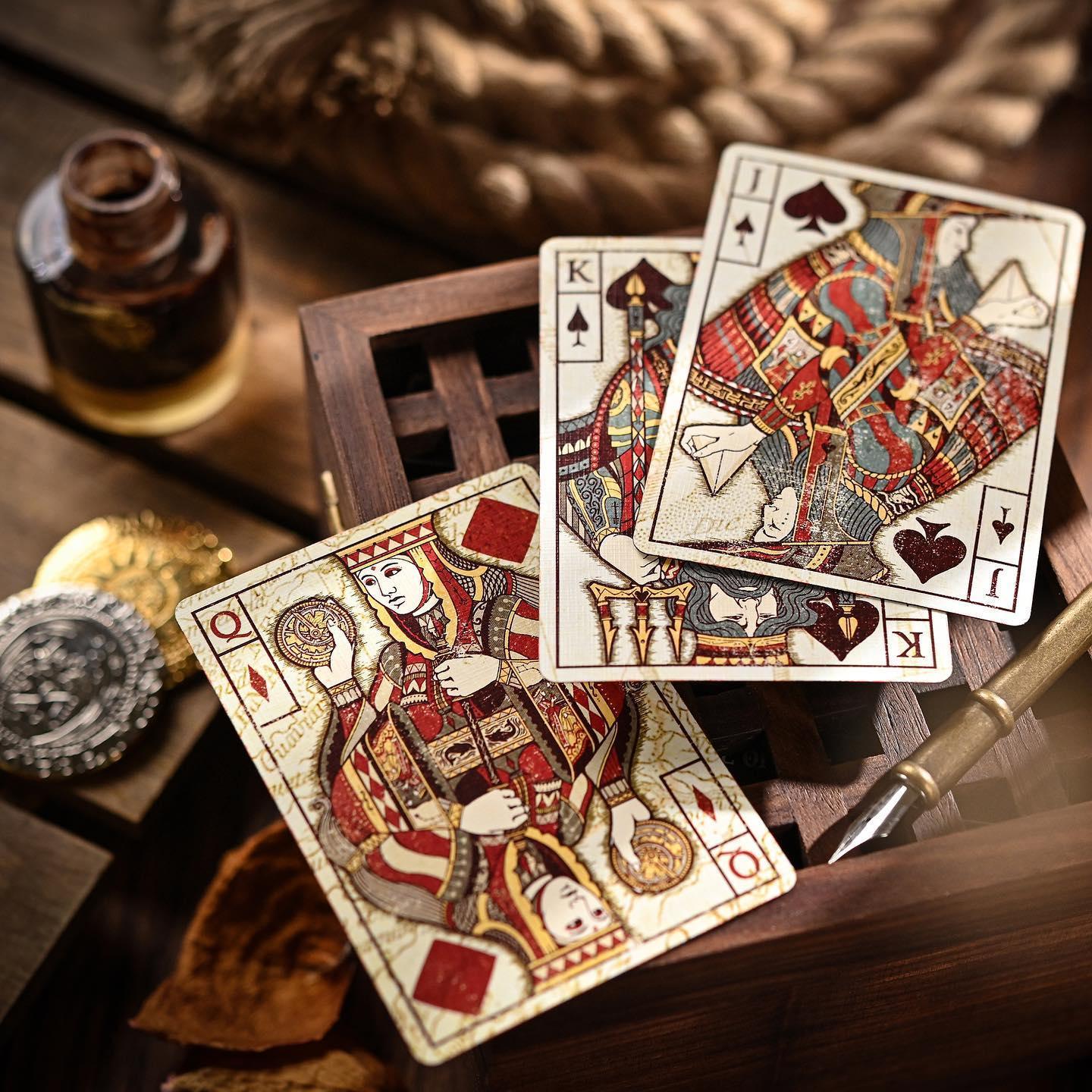 Eye of the Ocean Playing Cards - Premium Waterproof Poker Cards for Magic Tricks & Card Games - Perfect for Travel, Beach Parties, and Casino Nights