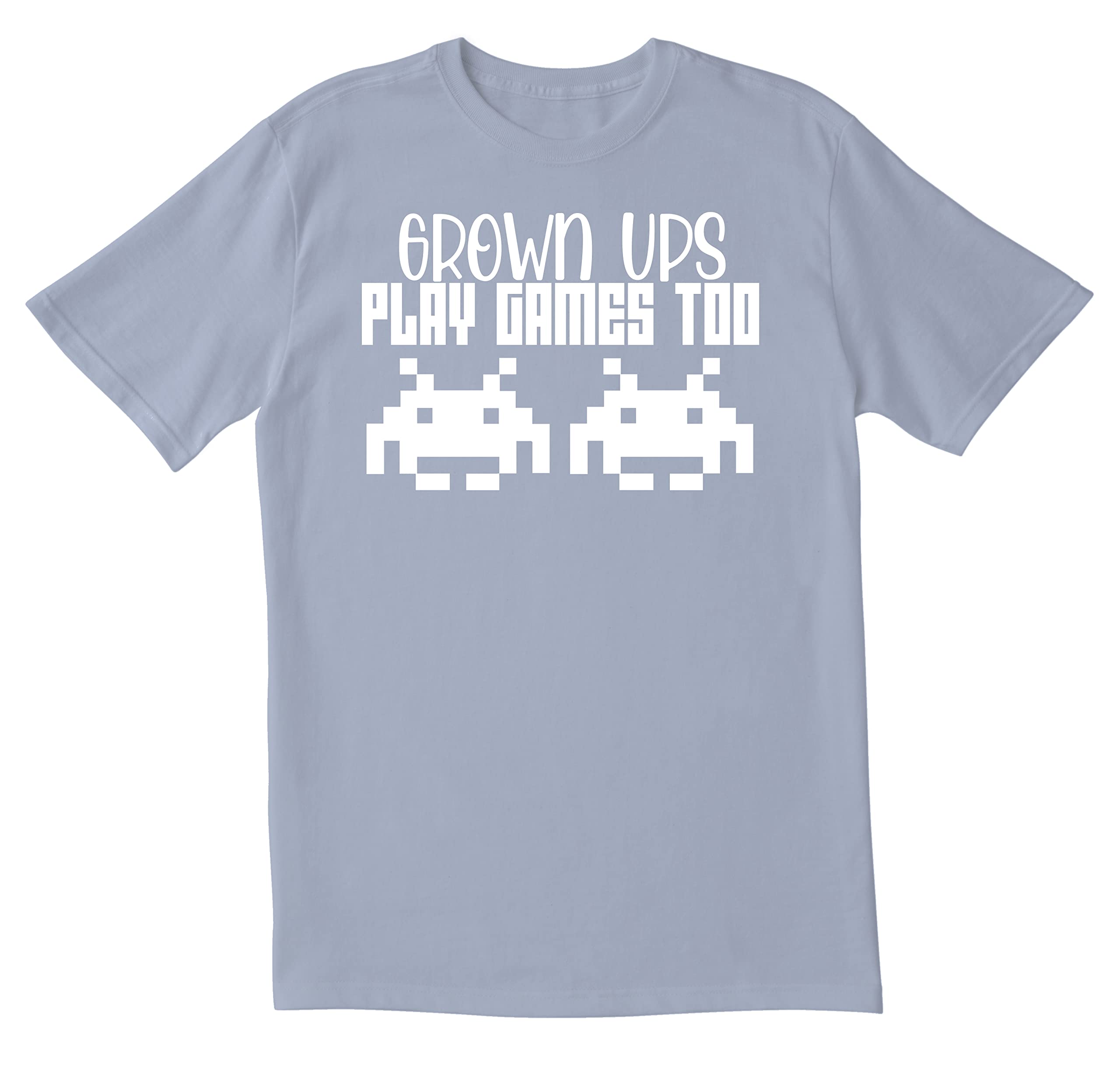 Play Games Too Novelty Sarcastic Funny Men's T-Shirt | Perfect for Gaming Nights & Casual Outings