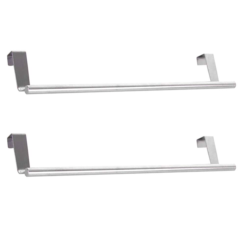 Cabilock 1pc Metal Wall Mounted Towel Rack Holder - Space Saving Bathroom Organizer Shelf for Kitchen, Bathroom & Laundry Room Storage