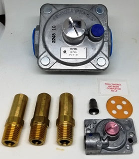 Natural Gas to LP Conversion Kit for 3 Burner Fryer with Robertshaw or White Rodgers Valve | NRE #054329 | Perfect for Outdoor Cooking, Camping & Commercial Kitchens