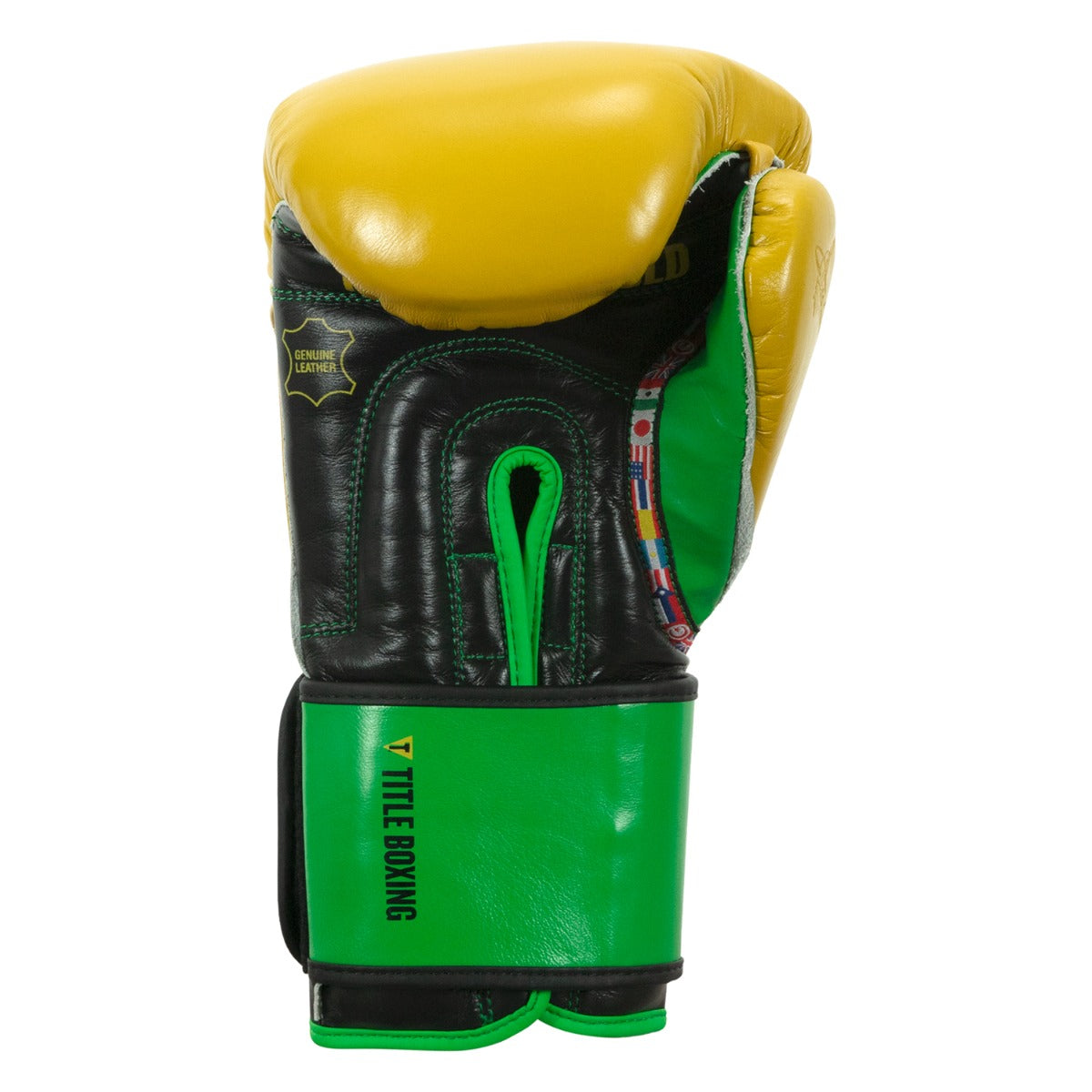 WBC by TITLE Boxing Jose Sulaiman Training Boxing Gloves - Premium Leather Boxing Gloves for Men & Women - Perfect for Training, Sparring & Fitness Workouts