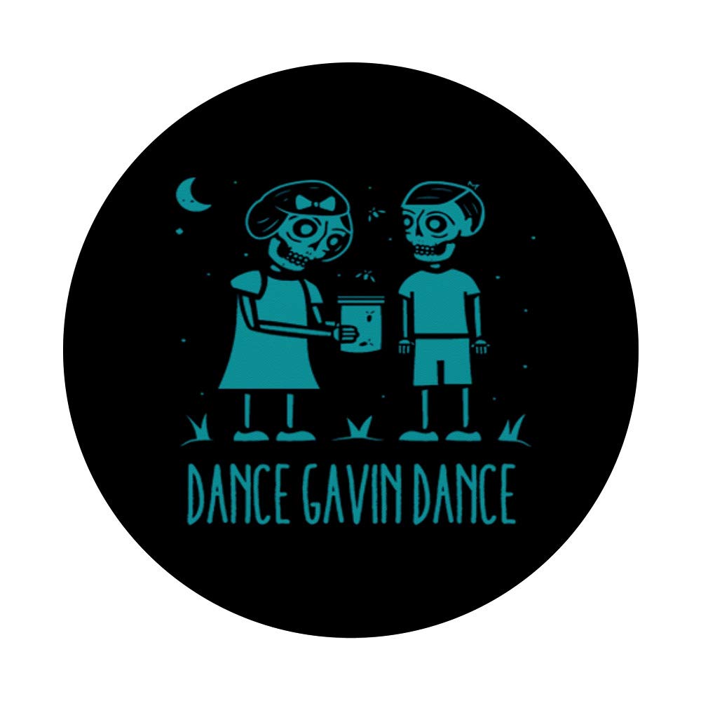 Dance Gavin Dance Graphic Design PopSockets PopGrip - Swappable Phone Grip for iPhone, Samsung & Tablets | Stylish Phone Accessory for Music Fans, Concerts & Everyday Use