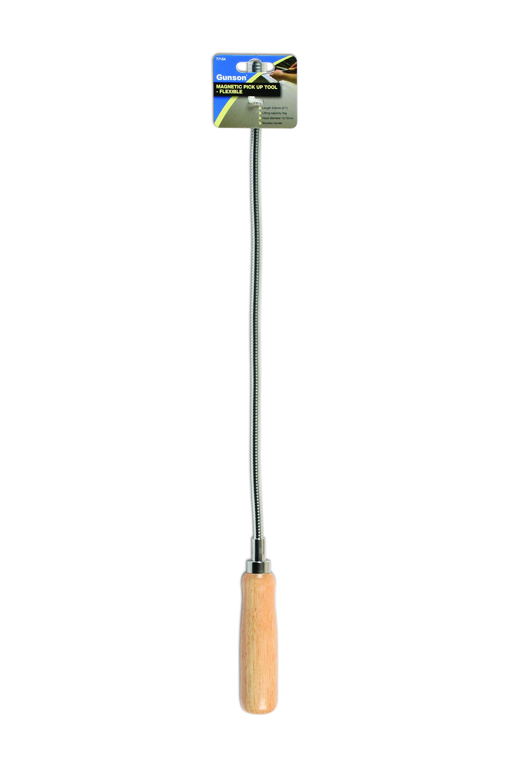 77154 Magnetic Pick Up Tool - Flexible Reach with Strong Magnet for Hardware, Auto Repair & Workshop Use - Ideal for Retrieving Nuts, Bolts & Metal Parts