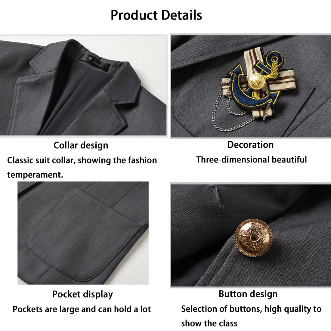 British Style Women's Anime JK High School Uniform Cosplay Set - Vest, Shirt & Pleated Skirt for College, Halloween & Themed Parties